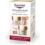Eucerin Hyaluron-Filler + Elasticity Rosé denní SPF30 + noční krém 2x50 ml – Zboží Dáma