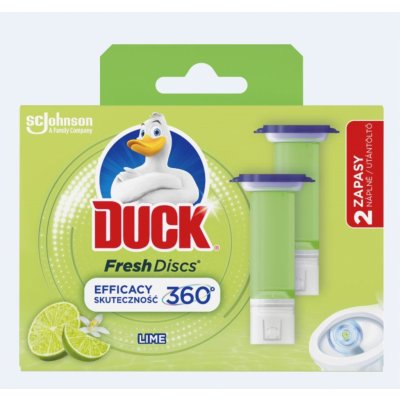 Duck Fresh discs čistič WC Limetka 2 x 36 ml – Zbozi.Blesk.cz