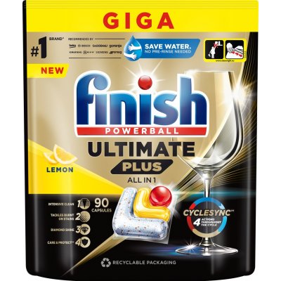 Finish Ultimate Plus All in 1 kapsle Lemon 90 ks – Hledejceny.cz